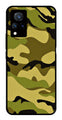 Army Pattern Metal Mobile Case for Vivo V21   (Design No -35)