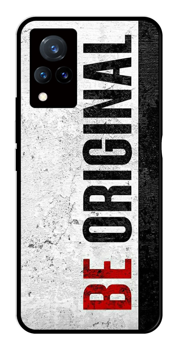 Be Original Metal Mobile Case for Vivo V21   (Design No -38)