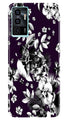 white flowers Case for Vivo V23E 5G