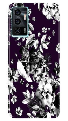 white flowers Case for Vivo V23E 5G