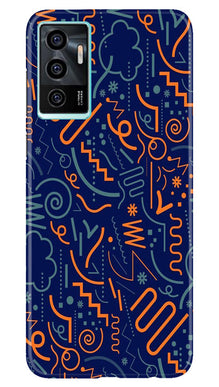 Line Art Baground Mobile Back Case for Vivo V23E 5G (Design - 26)