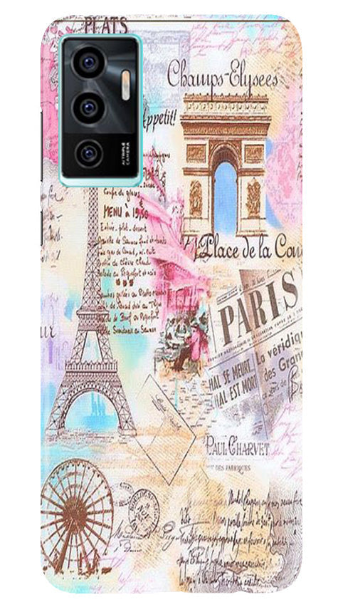 Paris Eiftel Tower Case for Vivo V23E 5G