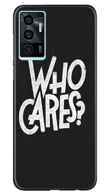 Who Cares Mobile Back Case for Vivo V23E 5G (Design - 94)