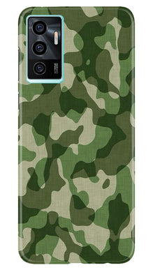 Army Camouflage Mobile Back Case for Vivo V23E 5G  (Design - 106)