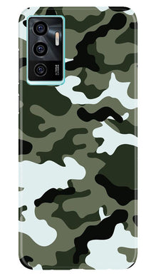 Army Camouflage Mobile Back Case for Vivo V23E 5G  (Design - 108)