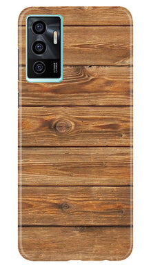 Wooden Look Mobile Back Case for Vivo V23E 5G  (Design - 113)
