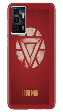 Iron Man Superhero Mobile Back Case for Vivo V23E 5G  (Design - 115)