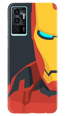 Iron Man Superhero Mobile Back Case for Vivo V23E 5G  (Design - 120)