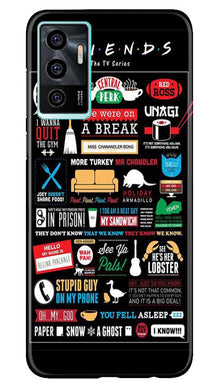Friends Mobile Back Case for Vivo V23E 5G  (Design - 145)