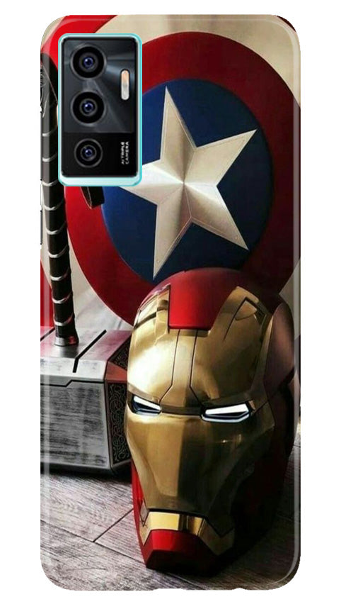 Captain America Shield Case for Vivo V23E 5G (Design No. 222)