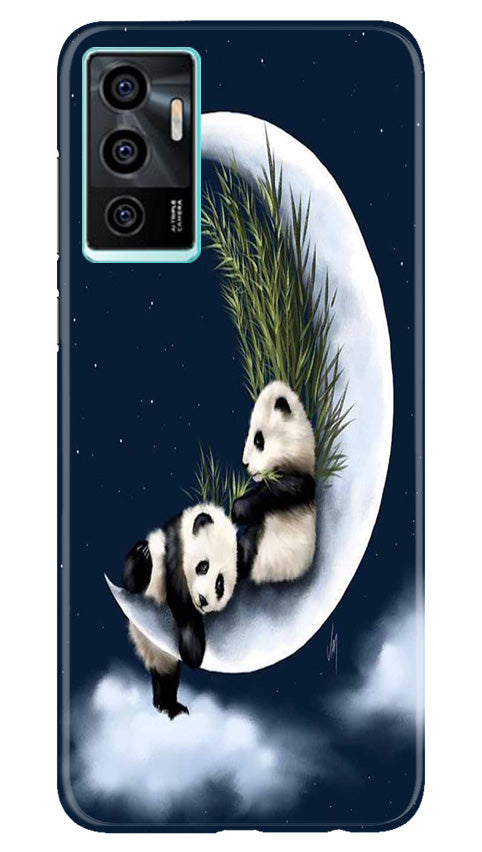 Panda Bear Mobile Back Case for Vivo V23E 5G (Design - 279)