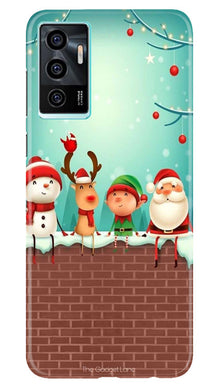 Santa Claus Mobile Back Case for Vivo V23E 5G (Design - 296)