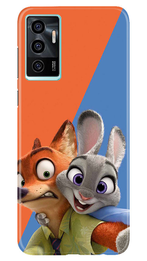 Cartoon Mobile Back Case for Vivo V23E 5G (Design - 306)