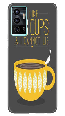 Big Cups Coffee Mobile Back Case for Vivo V23E 5G (Design - 312)
