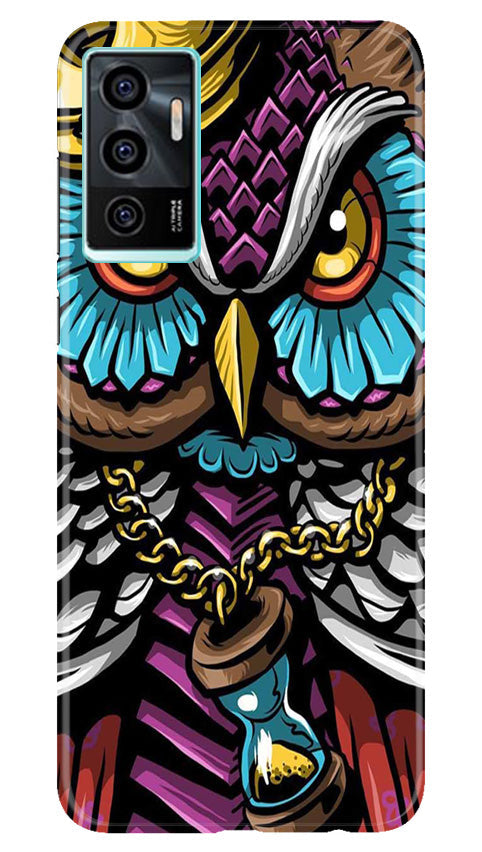 Owl Mobile Back Case for Vivo V23E 5G (Design - 318)