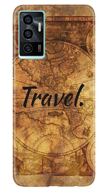 Travel Mobile Back Case for Vivo V23E 5G (Design - 334)