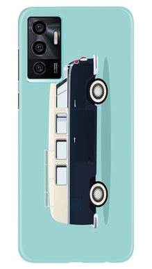Travel Bus Mobile Back Case for Vivo V23E 5G (Design - 338)