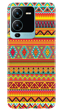Zigzag line pattern Mobile Back Case for Vivo V25 Pro 5G (Design - 4)
