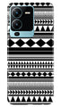 Black white Pattern Case for Vivo V25 Pro 5G