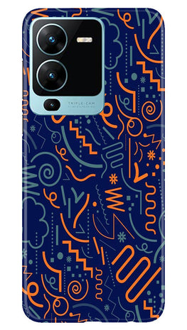 Line Art Baground Case for Vivo V25 Pro 5G