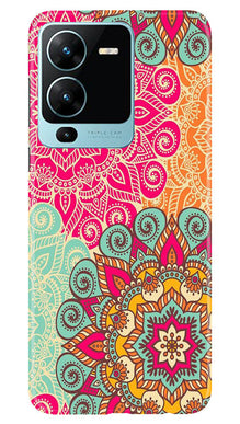 Rangoli art2 Mobile Back Case for Vivo V25 Pro 5G (Design - 29)
