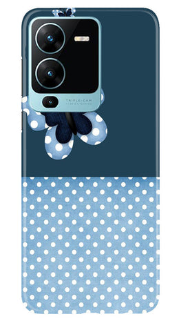 White dots Butterfly Case for Vivo V25 Pro 5G