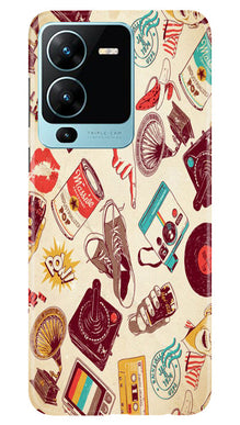 Vintage Mobile Back Case for Vivo V25 Pro 5G (Design - 35)