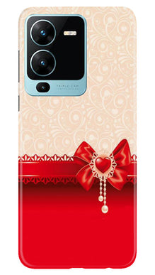 Gift Wrap3 Mobile Back Case for Vivo V25 Pro 5G (Design - 36)