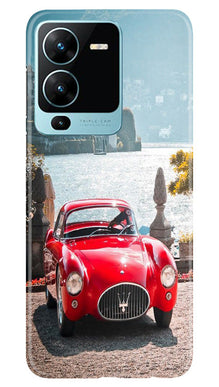 Vintage Car Mobile Back Case for Vivo V25 Pro 5G (Design - 51)