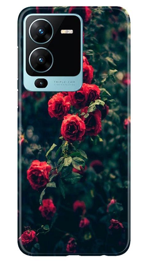 Red Rose Case for Vivo V25 Pro 5G