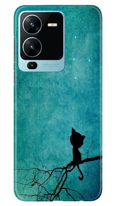 Moon cat Case for Vivo V25 Pro 5G