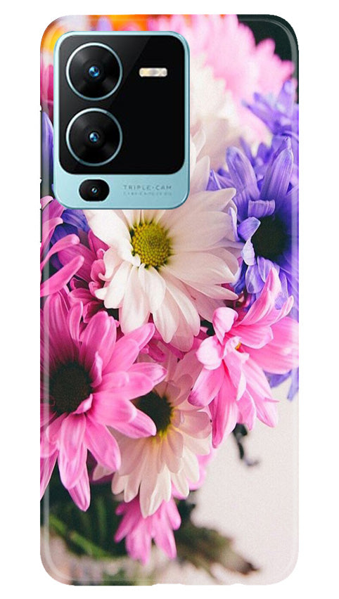 Coloful Daisy Case for Vivo V25 Pro 5G