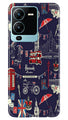 Love London Case for Vivo V25 Pro 5G