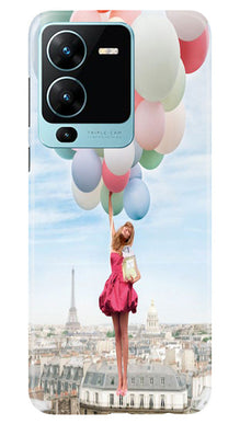 Girl with Baloon Mobile Back Case for Vivo V25 Pro 5G (Design - 84)