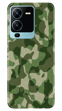 Army Camouflage Mobile Back Case for Vivo V25 Pro 5G  (Design - 106)