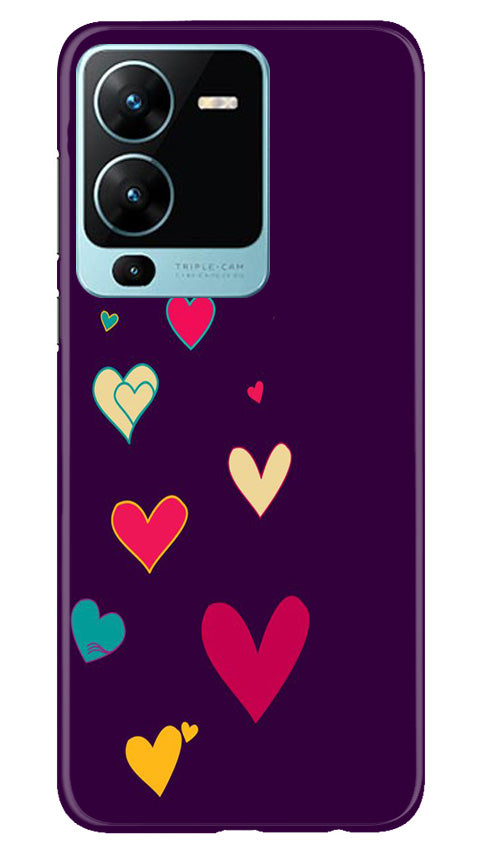 Purple Background Case for Vivo V25 Pro 5G  (Design - 107)