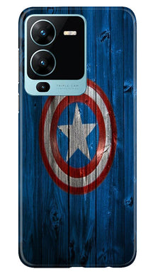 Captain America Superhero Mobile Back Case for Vivo V25 Pro 5G  (Design - 118)