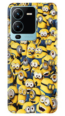 Minions Mobile Back Case for Vivo V25 Pro 5G  (Design - 126)
