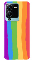 Multi Color Baground Case for Vivo V25 Pro 5G  (Design - 139)