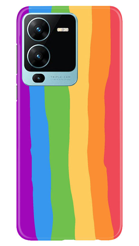 Multi Color Baground Case for Vivo V25 Pro 5G  (Design - 139)