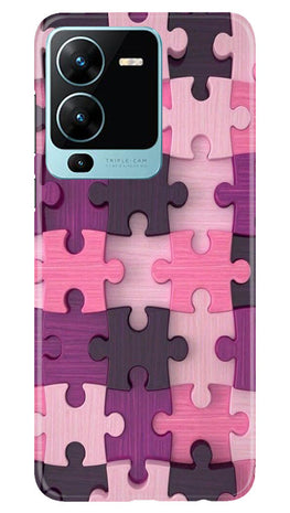 Puzzle Case for Vivo V25 Pro 5G (Design - 168)