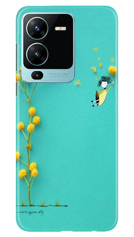 Pink Pattern Case for Vivo V25 Pro 5G (Design No. 184)