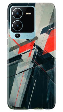 Modern Art Mobile Back Case for Vivo V25 Pro 5G (Design - 199)