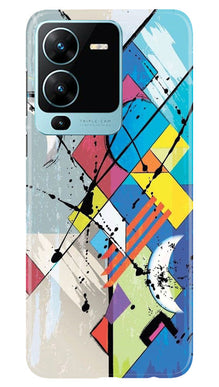 Modern Art Mobile Back Case for Vivo V25 Pro 5G (Design - 203)