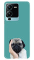 Puppy Mobile Back Case for Vivo V25 Pro 5G (Design - 295)