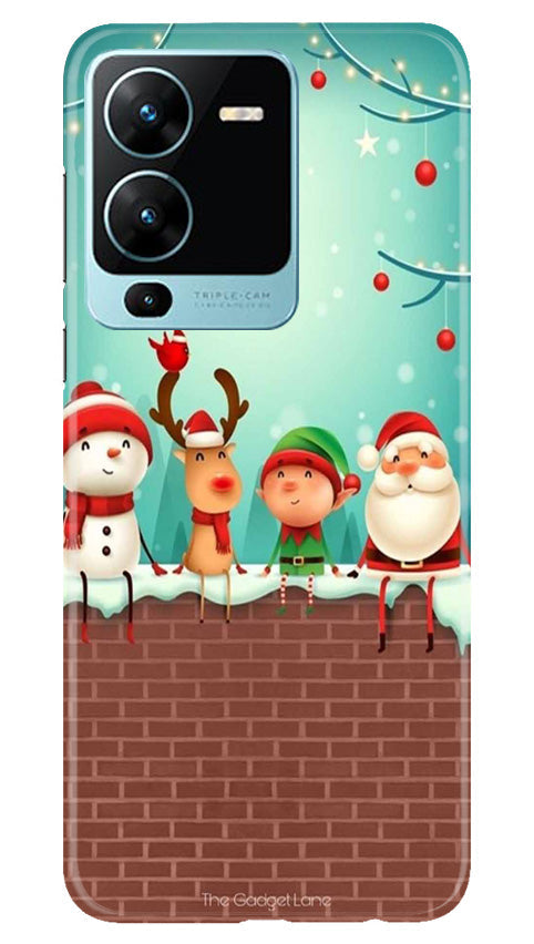 Santa Claus Mobile Back Case for Vivo V25 Pro 5G (Design - 296)