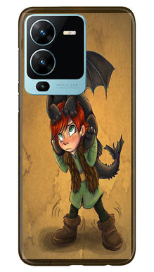 Dragon Mobile Back Case for Vivo V25 Pro 5G (Design - 298)