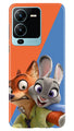 Cartoon Mobile Back Case for Vivo V25 Pro 5G (Design - 306)
