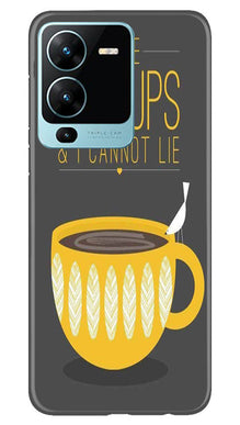 Big Cups Coffee Mobile Back Case for Vivo V25 Pro 5G (Design - 312)