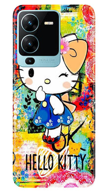 Hello Kitty Mobile Back Case for Vivo V25 Pro 5G (Design - 321)